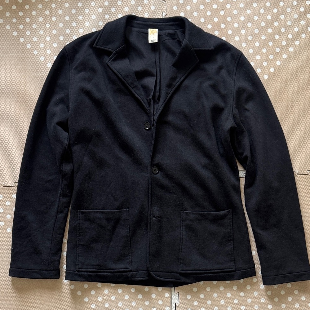 Standard Issue Black Lightweight Blazer Jacket